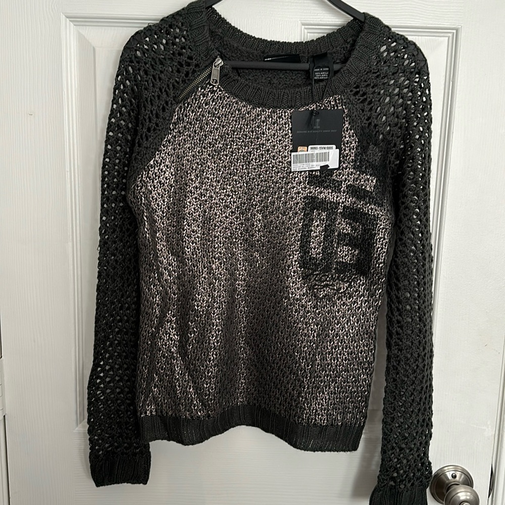 Harley-Davidson Black Label Rare 1903 Foil Print Sweater